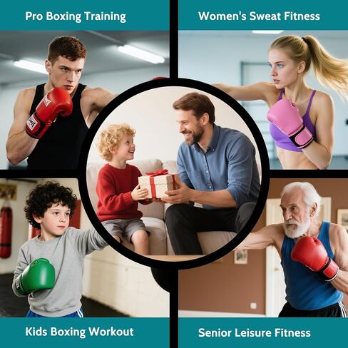2025 Music Boxing Machine for Adults, Bluetooth Music Punching Machine with Gloves, 9 Modes and Speeds, Wall Boxing Punching Pad, Home Workout Trainer in Saudi Arabia