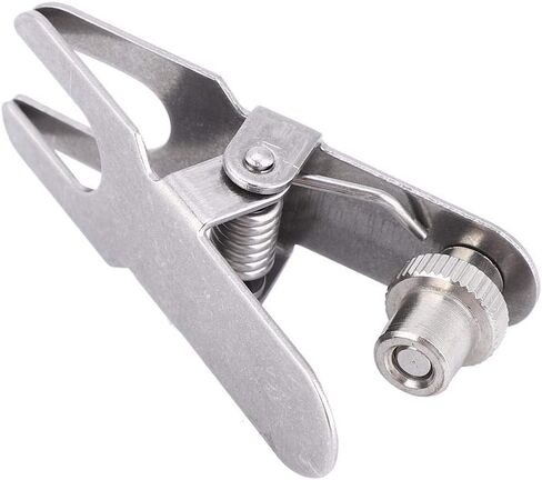 مشبك زجاجي من الفولاذ المقاوم للصدأ من الفولاذ المقاوم للصدأ مشبك المعادن مختبر المشبك مقطع زجاج الكرة المشبك أدوات مختبر كروي الأدوات الزجاجية المشتركة الكروية (28#) in Kuwait