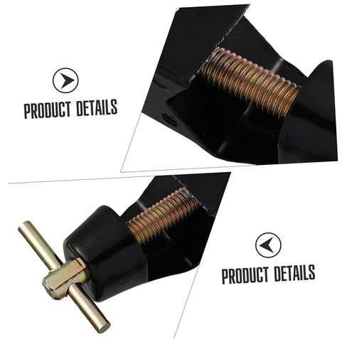 Heallily 2 PCS Cross Clamp Clamp Cross Cross Holder Brackets Metal Metal Clamp Clamp Clamder حامل مختبر مقطع مشابك ثقيلة الخدمة مقطع كبير سلك الزنك ، 10.5x4cm in Saudi Arabia
