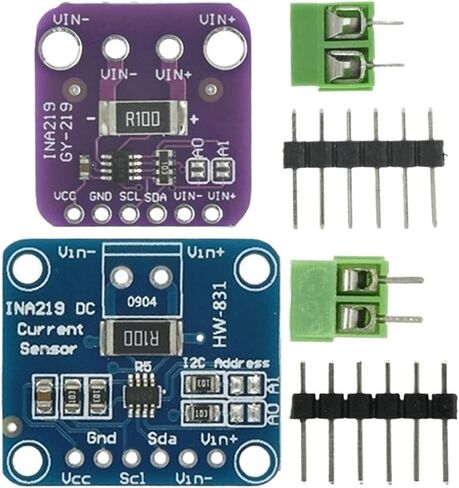 GY-CON219 ثنائية الاتجاه DC الحالي لمستشعر مستشعرات الطاقة المستشعر PLR DIY 3V-5V IIC IC I2C MEDULE MODULE (Blue) in Saudi Arabia