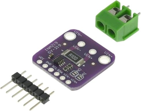 GY-CON219 ثنائية الاتجاه DC الحالي لمستشعر مستشعرات الطاقة المستشعر PLR DIY 3V-5V IIC IC I2C MEDULE MODULE (Blue) in Saudi Arabia