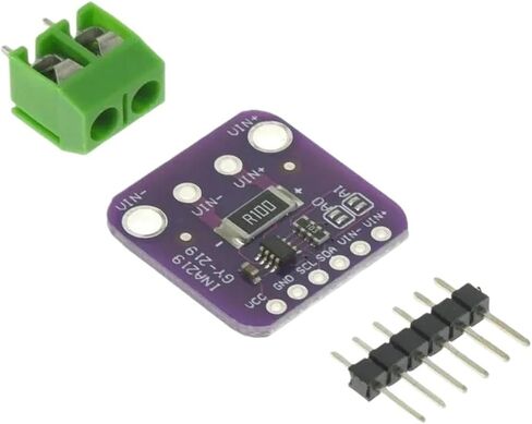 GY-CON219 ثنائية الاتجاه DC الحالي لمستشعر مستشعرات الطاقة المستشعر PLR DIY 3V-5V IIC IC I2C MEDULE MODULE (Blue) in Saudi Arabia
