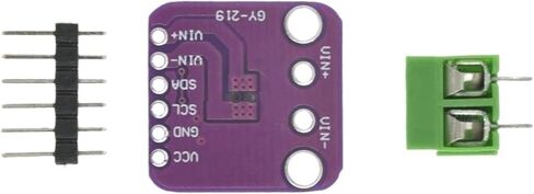GY-CON219 ثنائية الاتجاه DC الحالي لمستشعر مستشعرات الطاقة المستشعر PLR DIY 3V-5V IIC IC I2C MEDULE MODULE (Blue) in Saudi Arabia