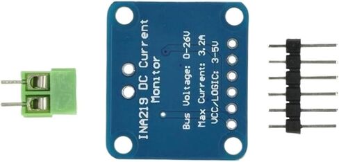 GY-CON219 ثنائية الاتجاه DC الحالي لمستشعر مستشعرات الطاقة المستشعر PLR DIY 3V-5V IIC IC I2C MEDULE MODULE (Blue) in Saudi Arabia