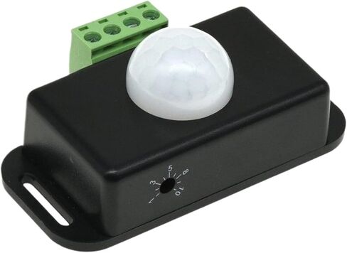 DC 12V 24V 6A Automatic Adjustable PIR Motion Sensor Switch IR Infrared Detector Light Switch Module for LED Strip Light Lamp in Saudi Arabia