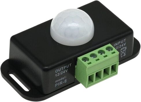 DC 12V 24V 6A Automatic Adjustable PIR Motion Sensor Switch IR Infrared Detector Light Switch Module for LED Strip Light Lamp in Saudi Arabia