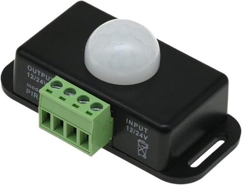 DC 12V 24V 6A Automatic Adjustable PIR Motion Sensor Switch IR Infrared Detector Light Switch Module for LED Strip Light Lamp in Saudi Arabia