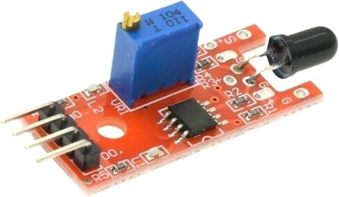 KY-026 Flame Sensor Module Detector IR Sensor للكشف عن درجة الحرارة المناسبة (4pin) in Saudi Arabia