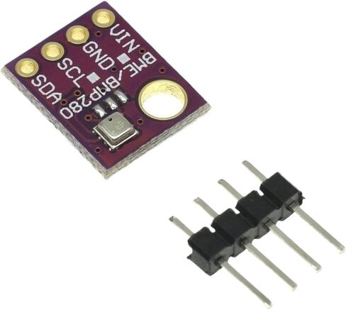 BME280 5V درجة حرارة المستشعر الرقمي الرطوبة استشعار الضغط البارومترية وحدة I2C SPI 1.8-5V GY-BME280 GY-BME280-5V BME280-5V in Saudi Arabia