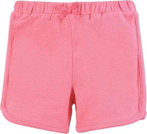 Hudson Baby Unisex Baby and Toddler Shorts Bottoms 4-Pack, Purple Coral, 3-6 Months in Kuwait