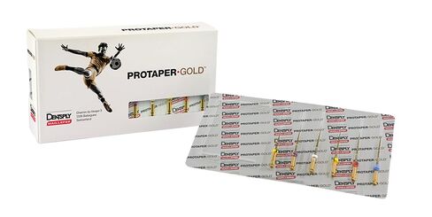 Dentsply Maillefer A0411221G0303 ProTaper Gold Rotary Files 21mm F3 6/Pk in Saudi Arabia