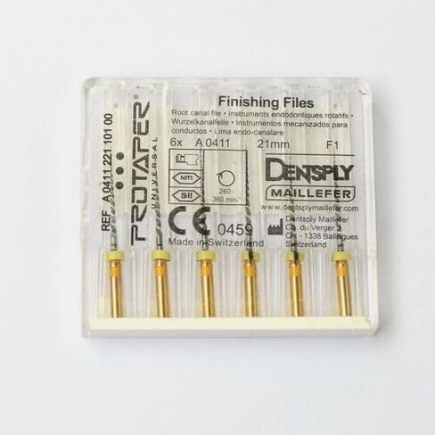 Dentsply A040922190100 Protaper Universal Files 21mm Pturas21 6/PK in Saudi Arabia
