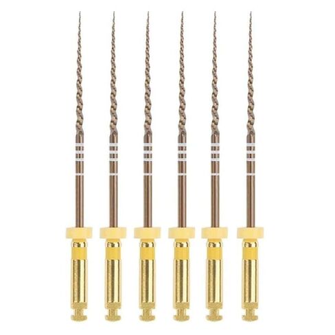 Dentsply Maillefer A0411231G0103 ProTaper Gold Rotary Files 31mm F1 Yellow 6/Pk in Saudi Arabia