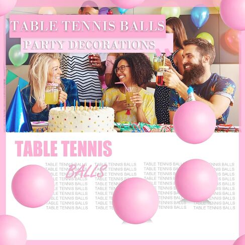 28 Pcs Balls Table Tennis Balls 40mm Color Plastic Balls Bulk Washable Small Game Balls for Party Decoration Handcrafted Art Carnival Pool Games in Kuwait