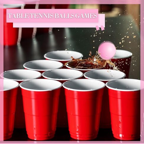 28 Pcs Balls Table Tennis Balls 40mm Color Plastic Balls Bulk Washable Small Game Balls for Party Decoration Handcrafted Art Carnival Pool Games in Kuwait