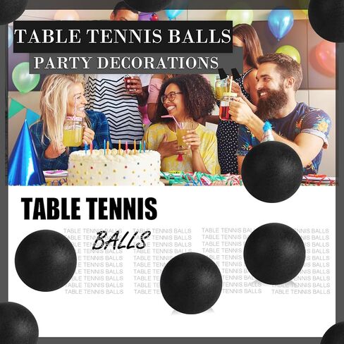 28 Pcs Balls Table Tennis Balls 40mm Color Plastic Balls Bulk Washable Small Game Balls for Party Decoration Handcrafted Art Carnival Pool Games in Kuwait