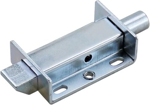 4-Inch Spring Press Push Pull Telescopic Latch Door Hinge Industrial Equipment Cabinet Door Latch Impact Type Door Lock 1Pcs(Zinc Blue Reverse) in Saudi Arabia