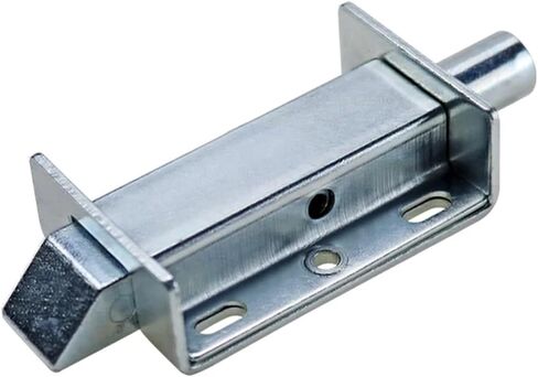 4-Inch Spring Press Push Pull Telescopic Latch Door Hinge Industrial Equipment Cabinet Door Latch Impact Type Door Lock 1Pcs(Zinc Blue Reverse) in Saudi Arabia