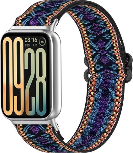 Fitturn Nylon Stepty Loop Watch Band ، متوافق مع Xiaomi Mi Band 9 Pro/Xiaomi Band 8 Pro/Redmi Watch 5 4 ، حزام بديل قابل للتعديل عصابات الرسغ in Kuwait