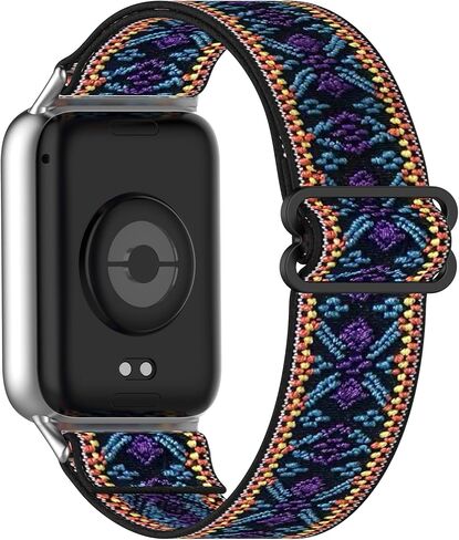 Fitturn Nylon Stepty Loop Watch Band ، متوافق مع Xiaomi Mi Band 9 Pro/Xiaomi Band 8 Pro/Redmi Watch 5 4 ، حزام بديل قابل للتعديل عصابات الرسغ in Kuwait