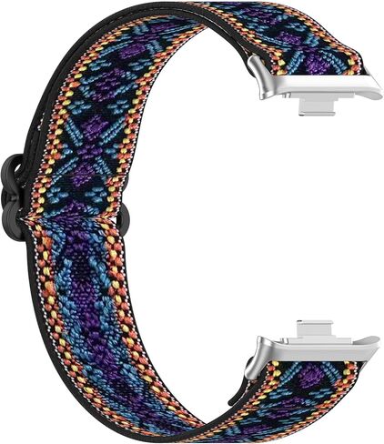 Fitturn Nylon Stepty Loop Watch Band ، متوافق مع Xiaomi Mi Band 9 Pro/Xiaomi Band 8 Pro/Redmi Watch 5 4 ، حزام بديل قابل للتعديل عصابات الرسغ in Kuwait