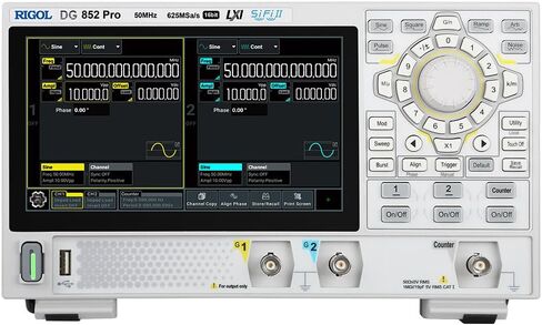 Rigol DG852 Pro Waveform Generator 50MHz ، 2 قنوات ، 16 بت ، 625 مللي ثانية/ثانية in Saudi Arabia