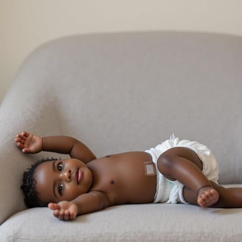 ملصقات الحبل السري للماء للماء (15 ٪) ، بقع السرة للرضع مع أزرار البطن البارزة ، وسادات فتق القطن الناعمة ، مغص الطفل وتغليف الغاز 2.2 * 2.7 بوصة in Kuwait