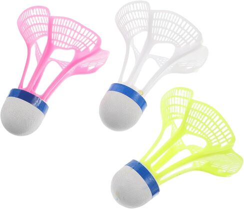 BESPORTBLE 3pcs Windproof Nylon Badminton Shuttlecocks for Indoor and Outdoor Training, Durable and Precise Control in Saudi Arabia