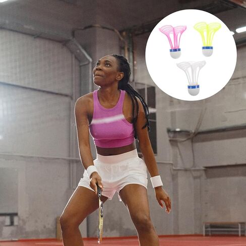 BESPORTBLE 3pcs Windproof Nylon Badminton Shuttlecocks for Indoor and Outdoor Training, Durable and Precise Control in Saudi Arabia
