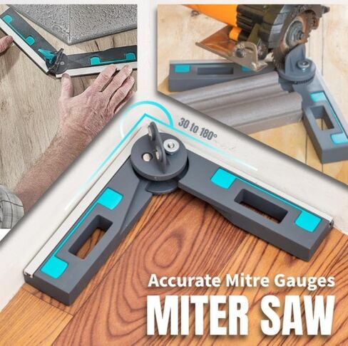 Adjustable Mitre Gauges for Mitre Saws 30 to 180 Degree Protractors Accurate Angular Bevel Gauge Angle in Saudi Arabia