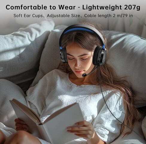 Gaming Headset with Mic for PC Pink in Saudi Arabia