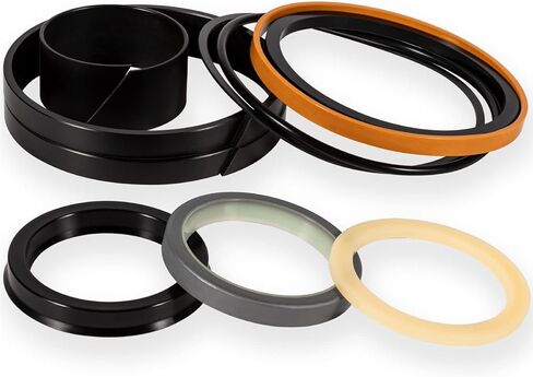 Generic 1543273C1 G109423 G105545 Hydraulic Cylinders Seal Kit (Rod 2" & Bore 4") Fits Case Backhoe Loader, Crawler Dozer/Loader, Wheel Loader Cylinder Models with one-piece rod pistons in Kuwait