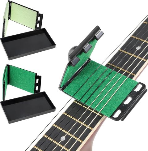 2 PCS Guitar String Cleaner, Green & Yellow String & Fretboard Guitar String Care Kit Premium Fretboard Cloth Guitar Maintenance Accessories for Electric Guitar Violin Bass Ukulele in Saudi Arabia