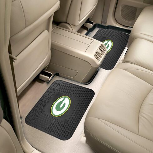 NFL - Green Bay Packers Back Seat Car Set - 2 قطعة مجموعة in Saudi Arabia