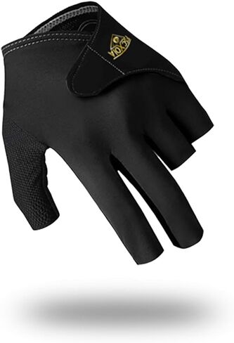 Breathable Billiard Gloves, Quick Drying Breathable Left Hand 5 Fingers, Durable Double Stitching, Adjustable Wrap-Around Fit Snooker Billiard Gloves, Adjustable Unisex Size in Saudi Arabia