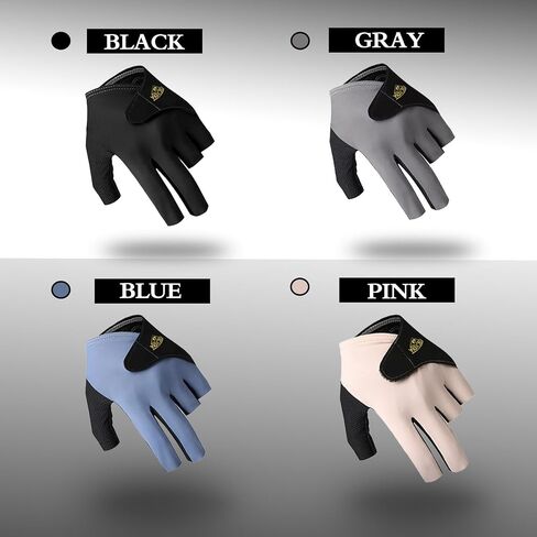 Breathable Billiard Gloves, Quick Drying Breathable Left Hand 5 Fingers, Durable Double Stitching, Adjustable Wrap-Around Fit Snooker Billiard Gloves, Adjustable Unisex Size in Saudi Arabia