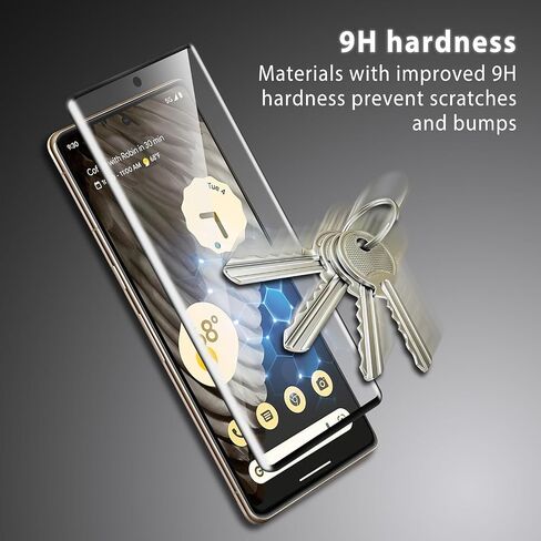 [2+2 Pack] for S23 Ultra Screen Protector, 2 Pcs Tempered Glass + 2 Pcs Camera Lens Protector, Impact-Resistant, Ultrasonic Fingerprint Compatible, 3D Curved for Galaxy S23 Ultra Screen Protector in Saudi Arabia