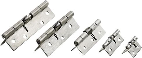 Industrial Equipment 304 Stainless Steel Spring Hinge 2.5/3 Inch Reset Spring Hinge 1Pcs(38x32 Buffed) in Saudi Arabia