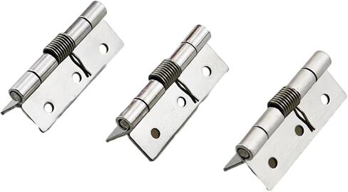 Industrial Equipment 304 Stainless Steel Spring Hinge 2.5/3 Inch Reset Spring Hinge 1Pcs(38x32 Buffed) in Saudi Arabia