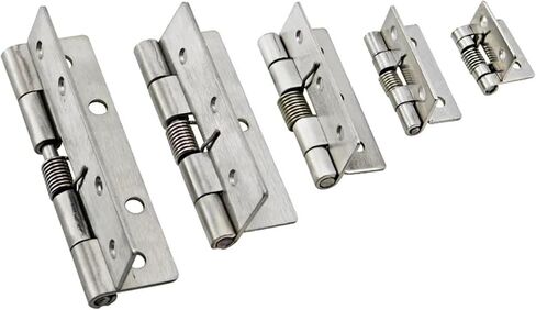 Industrial Equipment 304 Stainless Steel Spring Hinge 2.5/3 Inch Reset Spring Hinge 1Pcs(38x32 Buffed) in Saudi Arabia