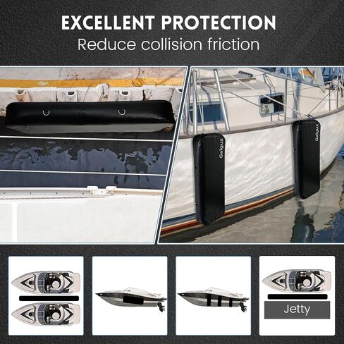 Heavy-Duty Boat Bumpers for Docking, Inflatable Square Boat Fenders for Boats Yachts Sailboats Docks in Saudi Arabia