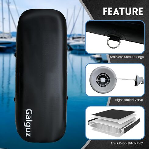 Heavy-Duty Boat Bumpers for Docking, Inflatable Square Boat Fenders for Boats Yachts Sailboats Docks in Saudi Arabia