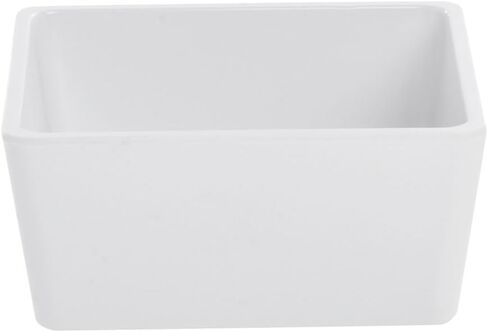 HUBERT FOOD PAN 1/6 SIZE WHITE MELAMINE MODULAL PAN - 6 "L X 6" W X 3 "H in Saudi Arabia