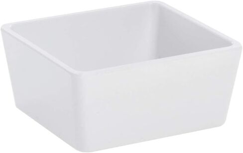 HUBERT FOOD PAN 1/6 SIZE WHITE MELAMINE MODULAL PAN - 6 "L X 6" W X 3 "H in Saudi Arabia