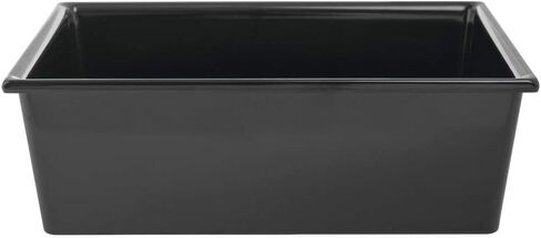 Hubert Smart Fit 1/2 Size Black Melamine Cold Food Pan - 10 "L X 12 2/5" W X 4 "D. in Saudi Arabia