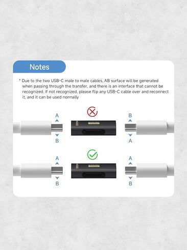 Hagibis 240W 80Gbps 8K@60Hz USB C Adapter, USB-C Male to Male Adapter, USB4 Connecter for Thunderbolt 5/4/3, Laptop, Switch, Dock, Mac, Tablet, iPhone 16 15 Pro Max (TGM16) in Saudi Arabia