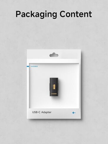 Hagibis 240W 80Gbps 8K@60Hz USB C Adapter, USB-C Male to Male Adapter, USB4 Connecter for Thunderbolt 5/4/3, Laptop, Switch, Dock, Mac, Tablet, iPhone 16 15 Pro Max (TGM16) in Saudi Arabia