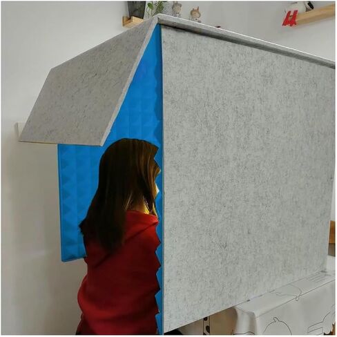 Portable Vocal Booth, Desktop Soundproof Cover, Self Made Recording Box, Microphone Isolation Studio for Podcasts Singing Broadcasting in Saudi Arabia