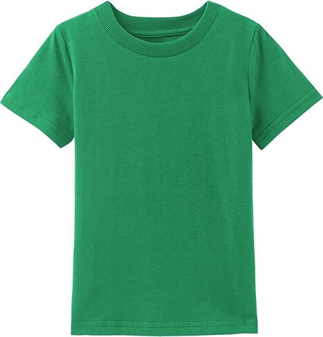 COSLAND Boys' 100% Cotton Heavyweight Short Sleeve Crewneck T Shirt in Saudi Arabia