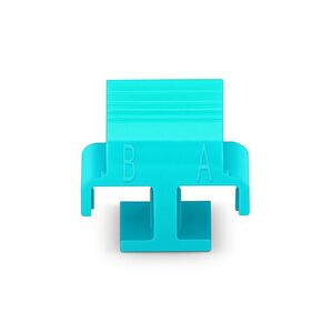 Fiber Optic LC Duplex Clips – High-Precision LC Connector Clips for Duplexing LC Connectors, Secure and Durable Plastic LC Coupler Clips for Singlemode & Multimode Fiber Cables (Blue)(Pack of 25) in Saudi Arabia